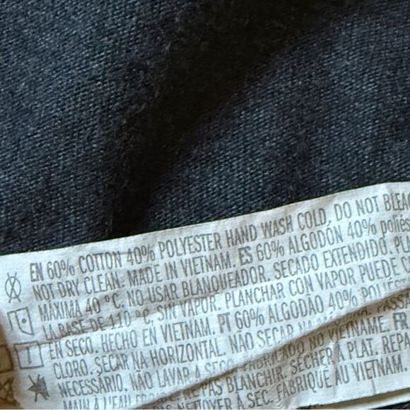 Forever 21 Gym Crop Top Dark Gray Small Cotton - Picture 8 of 9